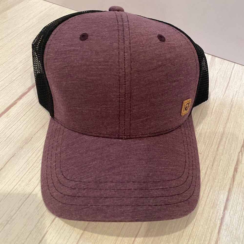Purple and Black Tentree Trucker Style Hat
